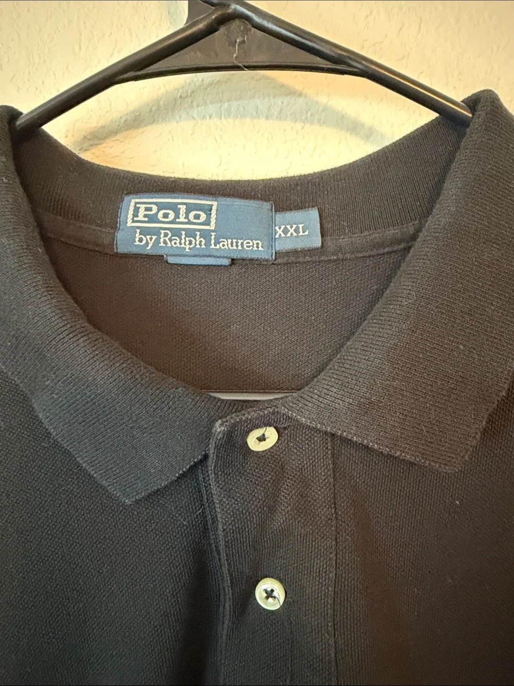 Polo by Ralph Lauren Black Polo with Red Pony Logo